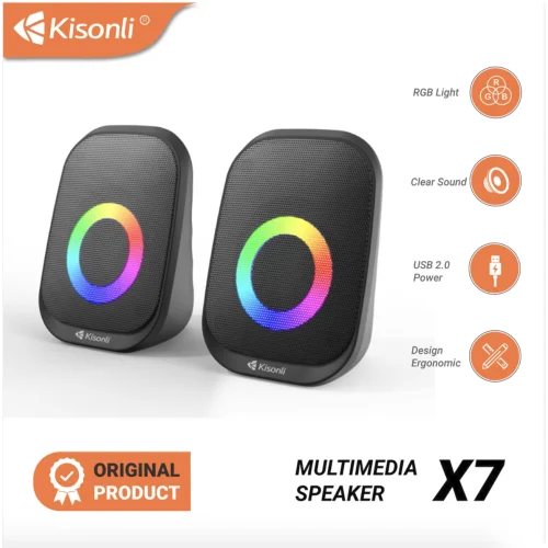 Kisonli X7 RGB Light Multimedia Speaker